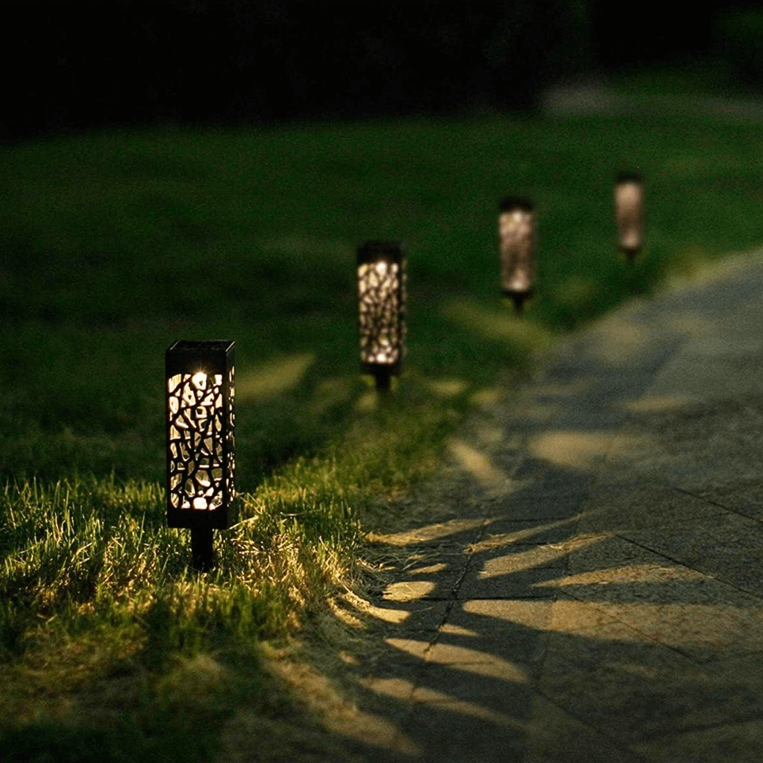 GardenGlimmer™ Solar Pattern Lights