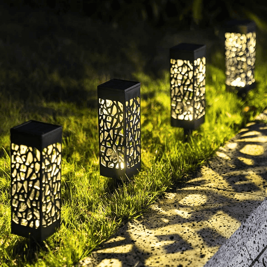 GardenGlimmer™ Solar Pattern Lights