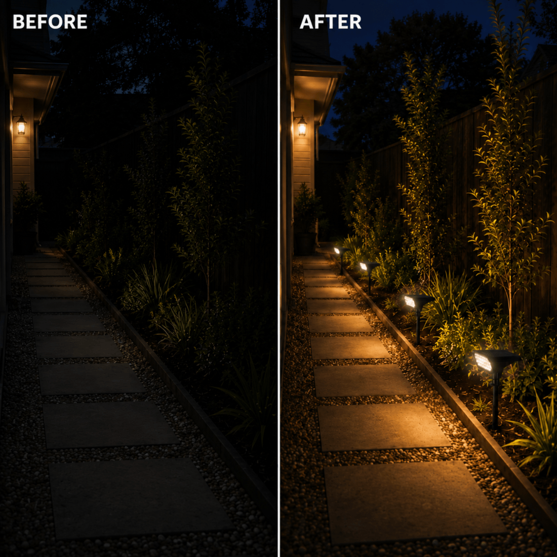 Solar Cordless Spotlights