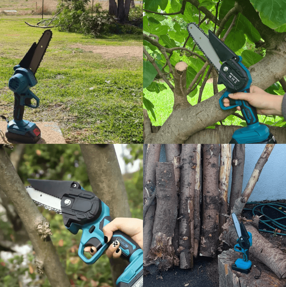 GardenGlimmer™ 6" Electric Chainsaw Kit