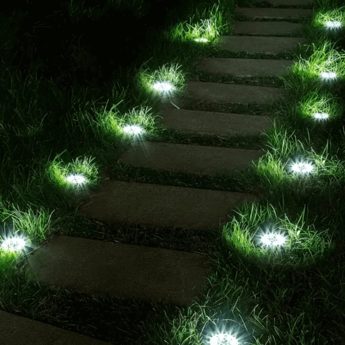 GardenGlimmer™ Solar Ground Light Pack