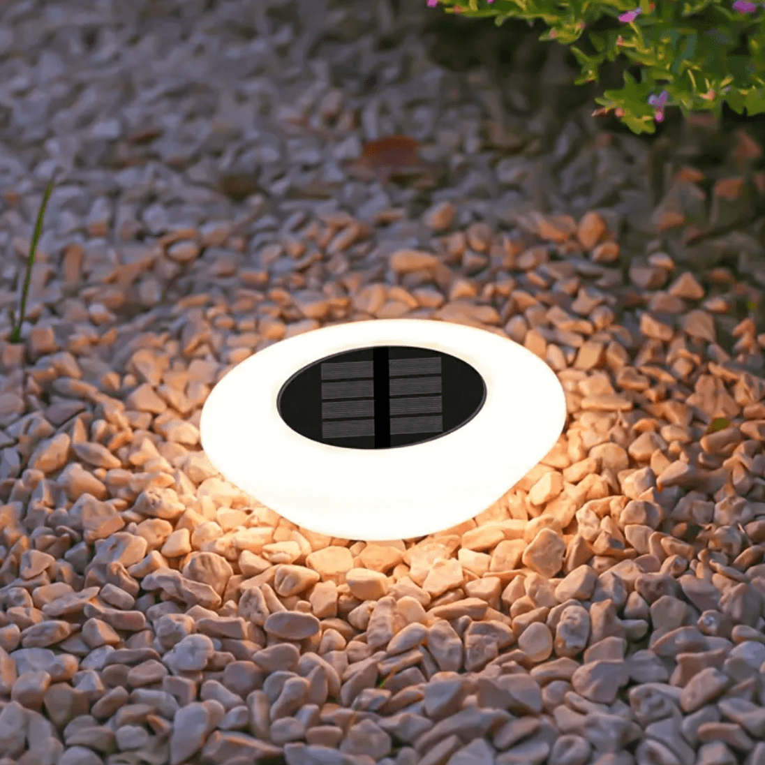 GardenGlimmer™ GlowDisc Solar Ground Light Pack