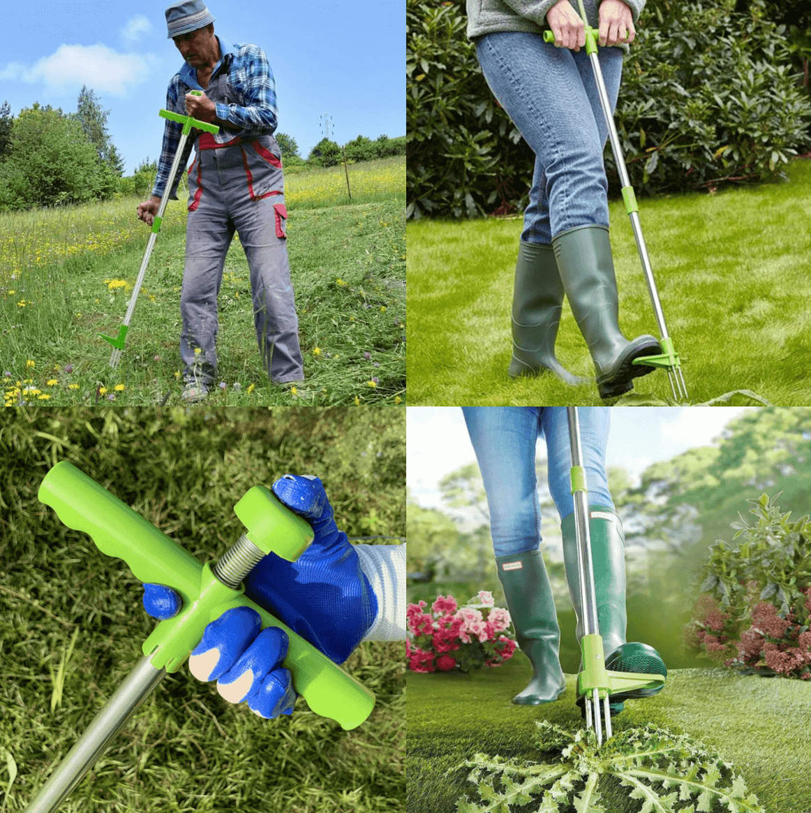 GardenGlimmer™ Stand-Up Garden Weeder