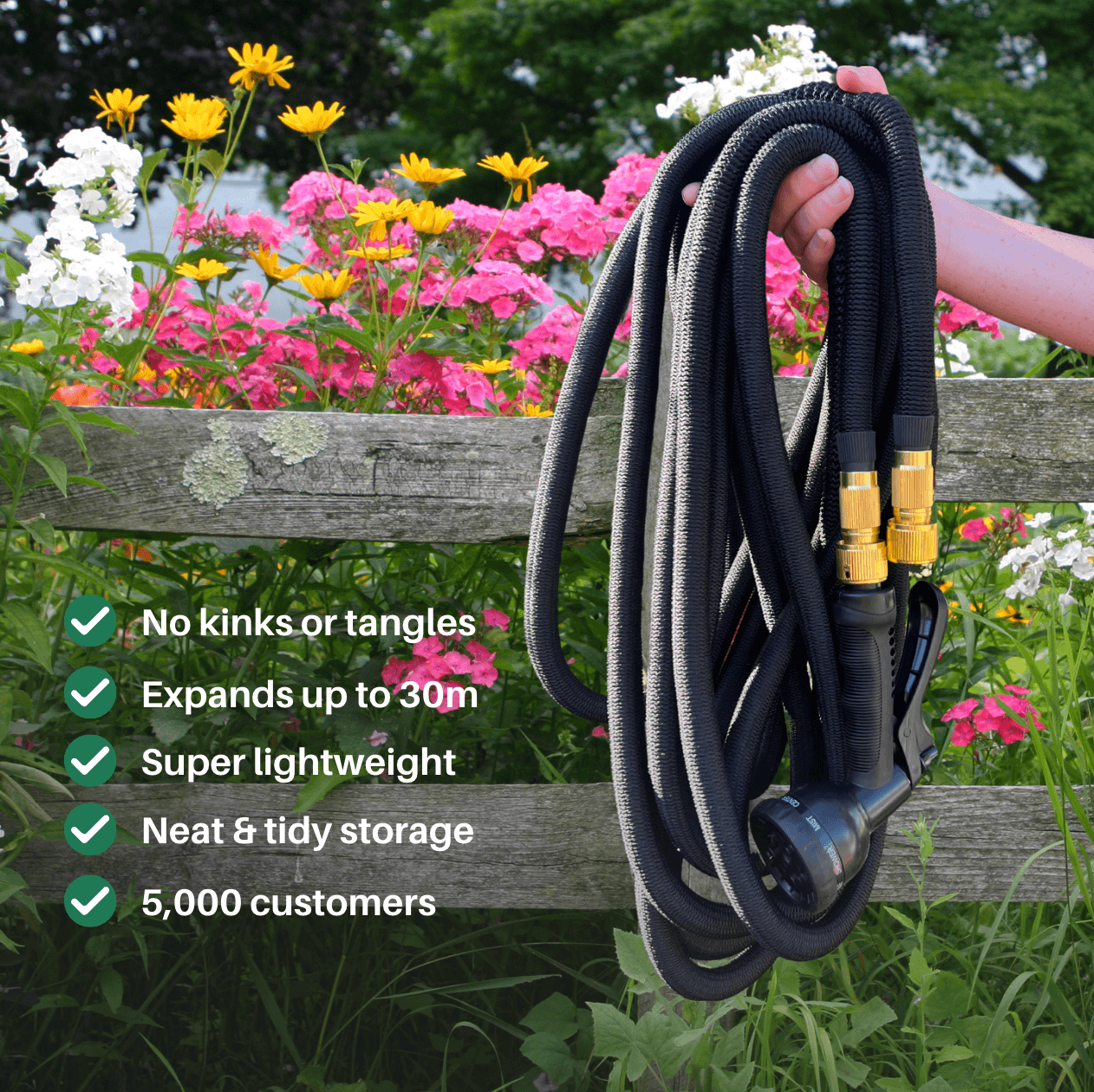 GardenGlimmer™ Ultimate Garden Hose