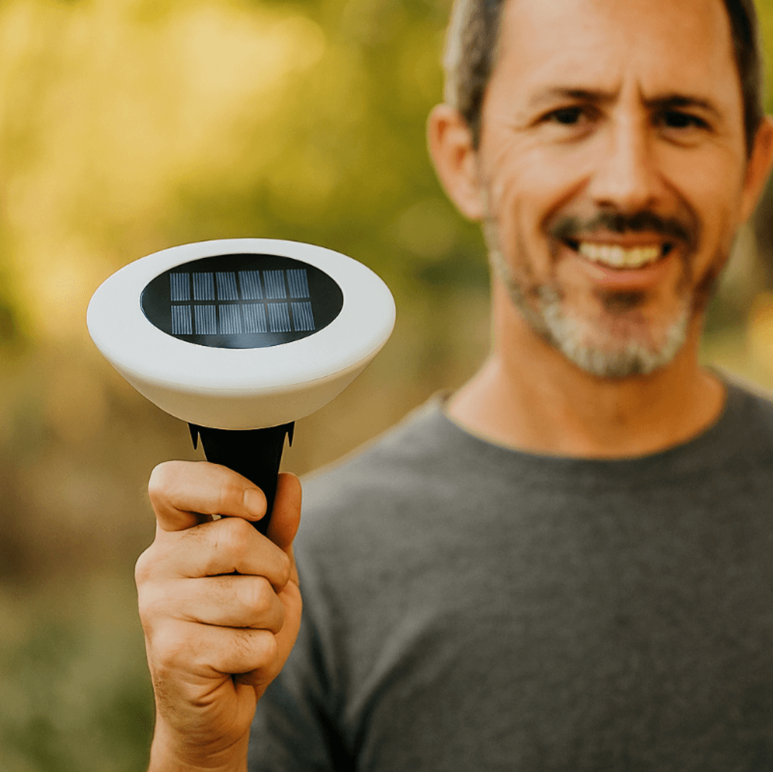 GardenGlimmer™ GlowDisc Solar Ground Light Pack