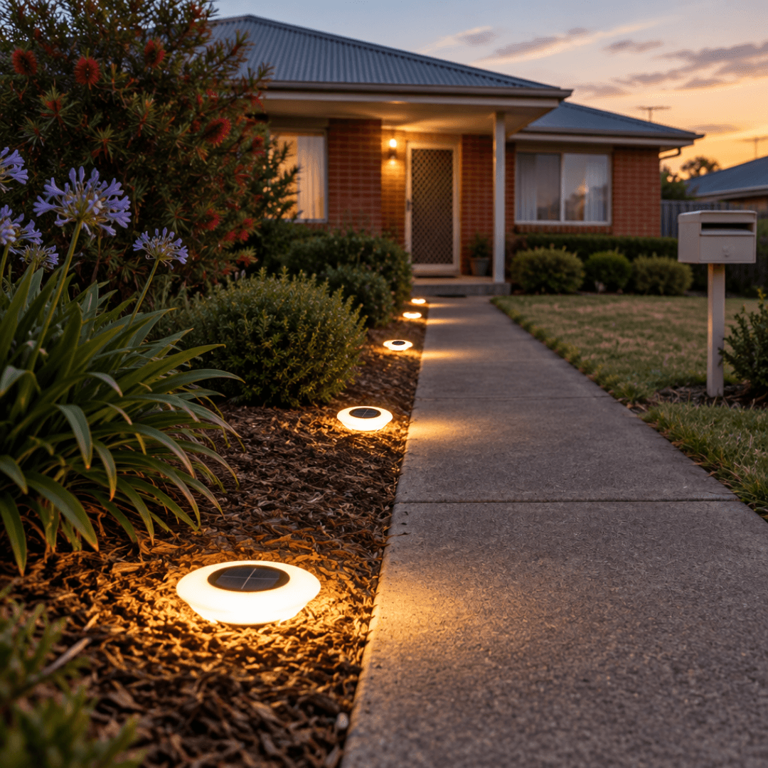 Solar GlowDisc Lights