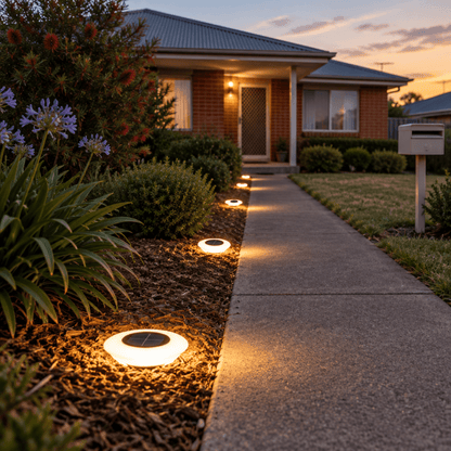 Solar GlowDisc Lights