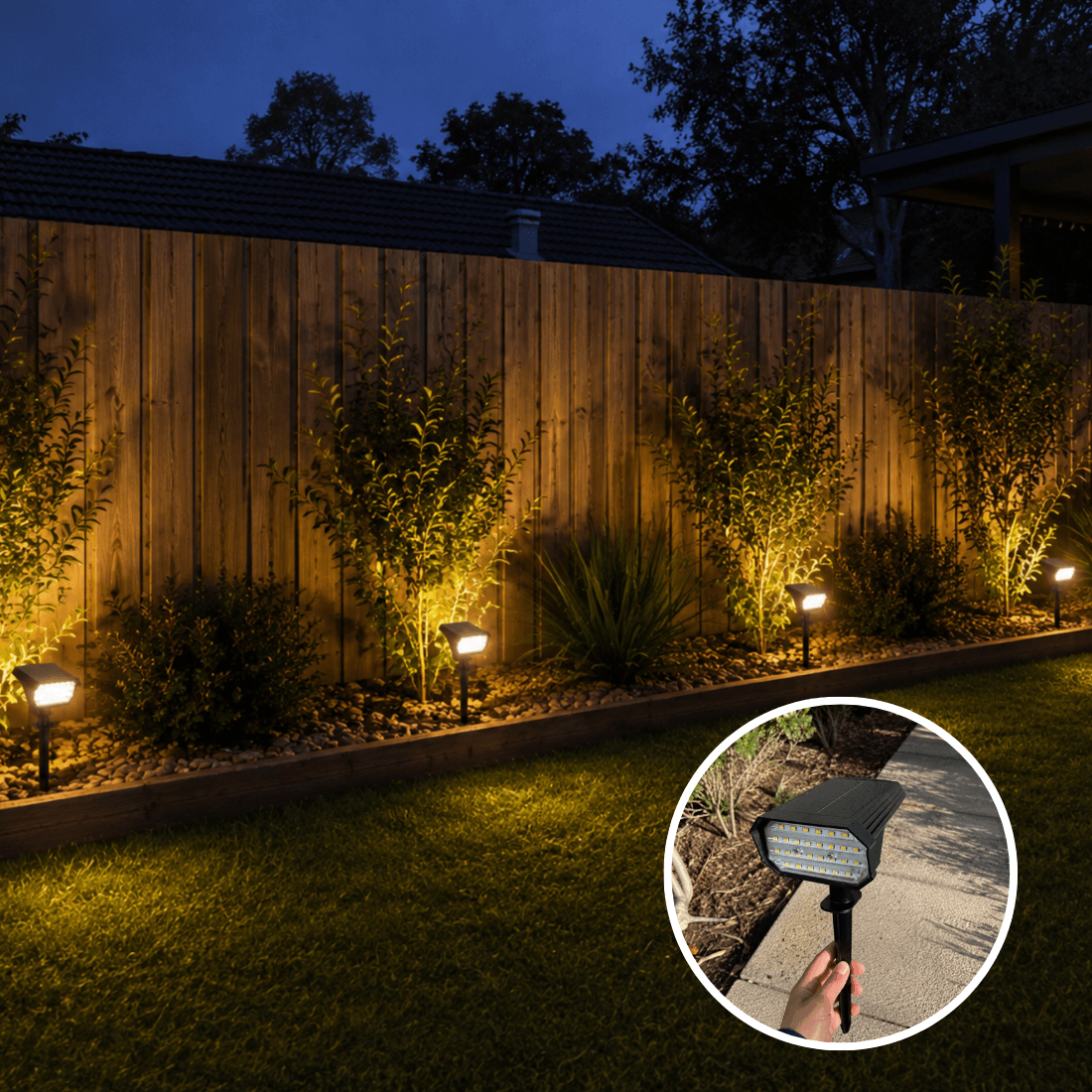 Solar Cordless Spotlights