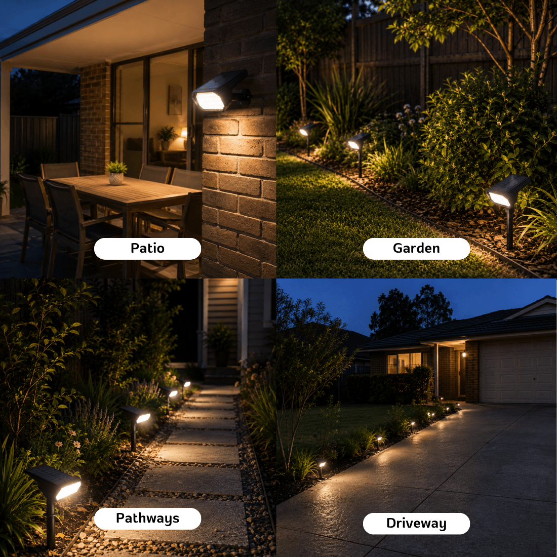 Solar Cordless Spotlights