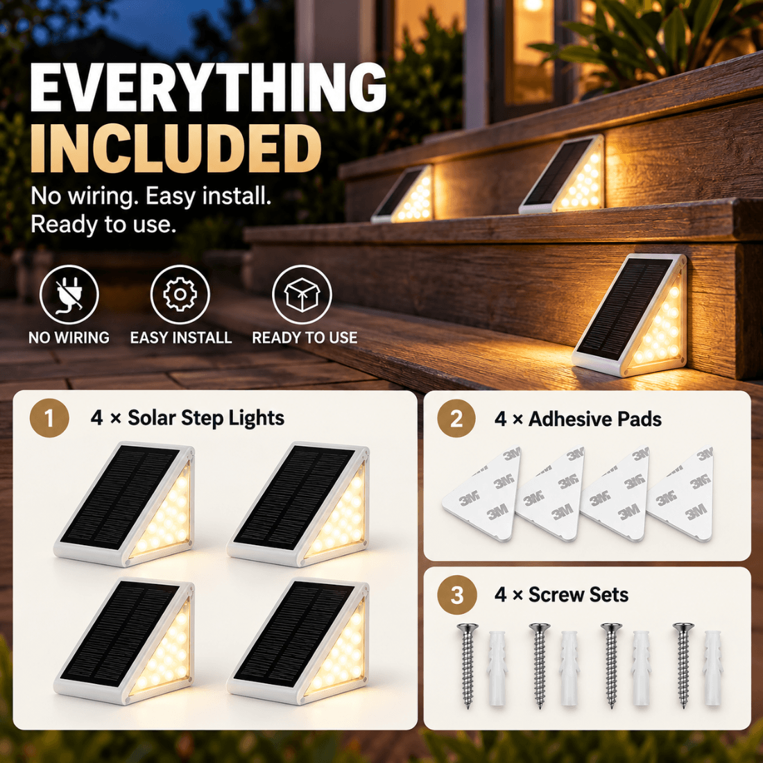 Solar Step Lights