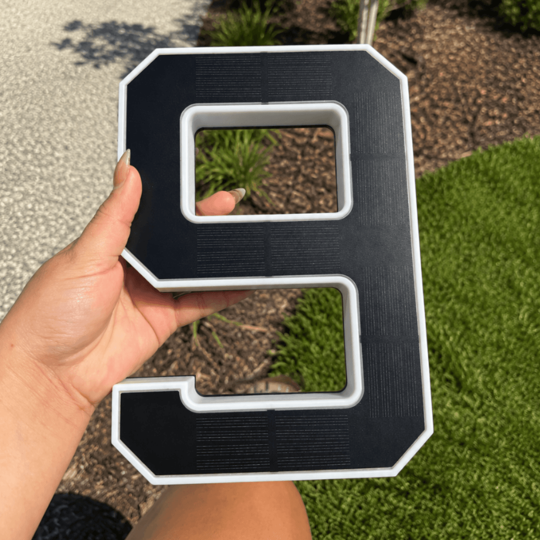 Solar House Number Light