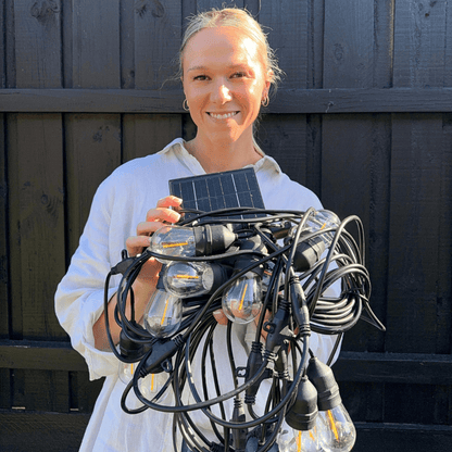 GardenGlimmer™ Solar Festoon Lights