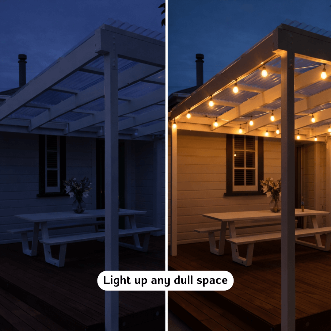 GardenGlimmer™ Solar Festoon Lights