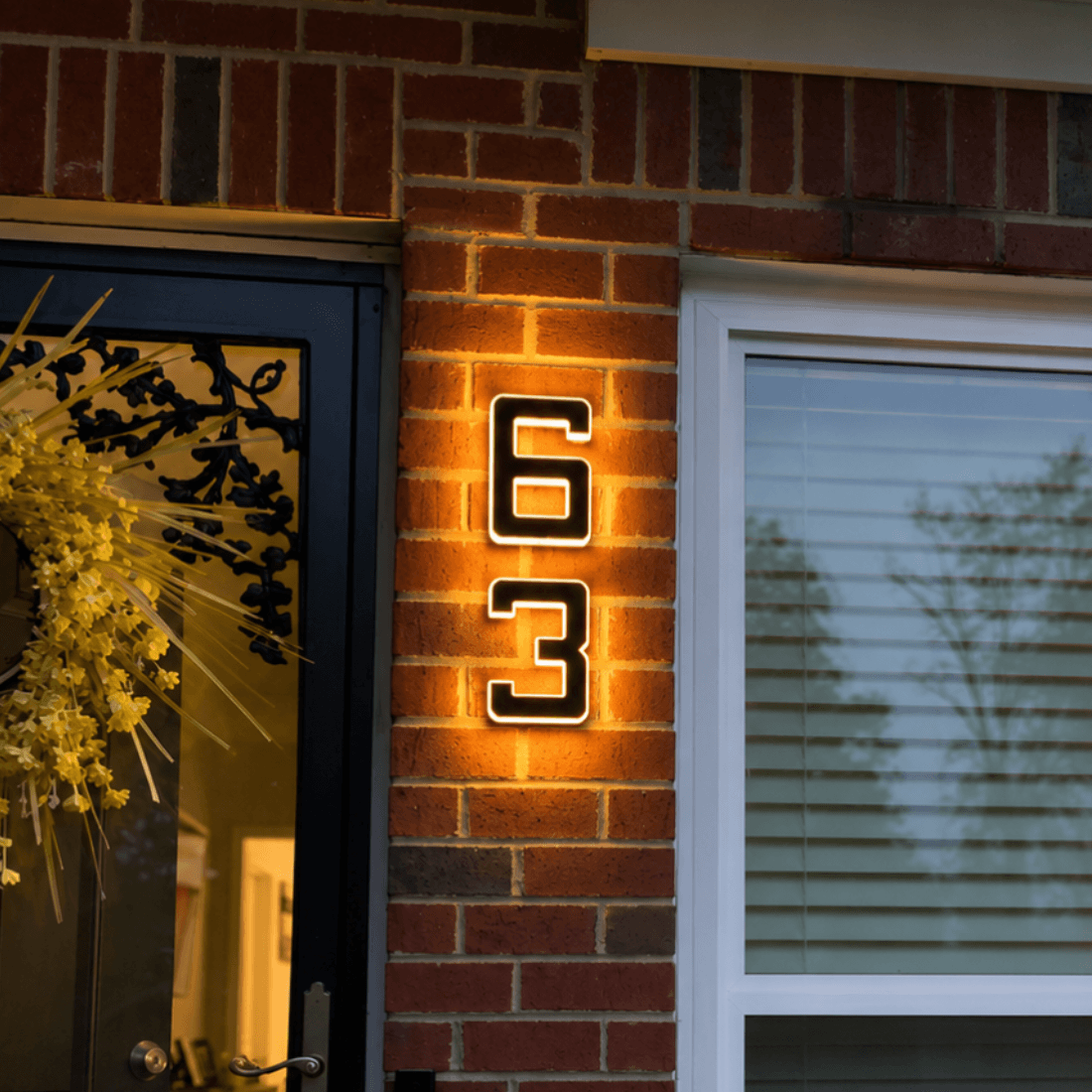 Solar House Number Light