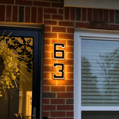 Solar House Number Light