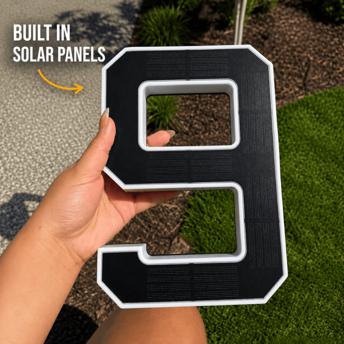 Solar House Number Light